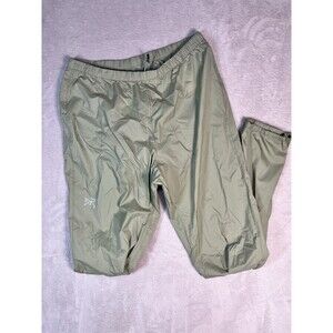 ARC'TERYX Men's Green Softshell Squamish Pant Size Medium tall/long Windbreaker